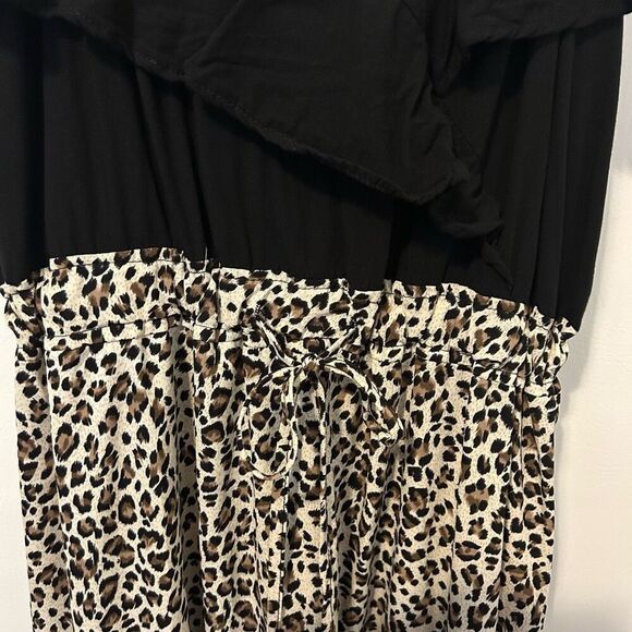 Main strip maxi dress women’s Medium boho babydoll peasant whimsigoth Y2K witchy - Picture 4 of 11